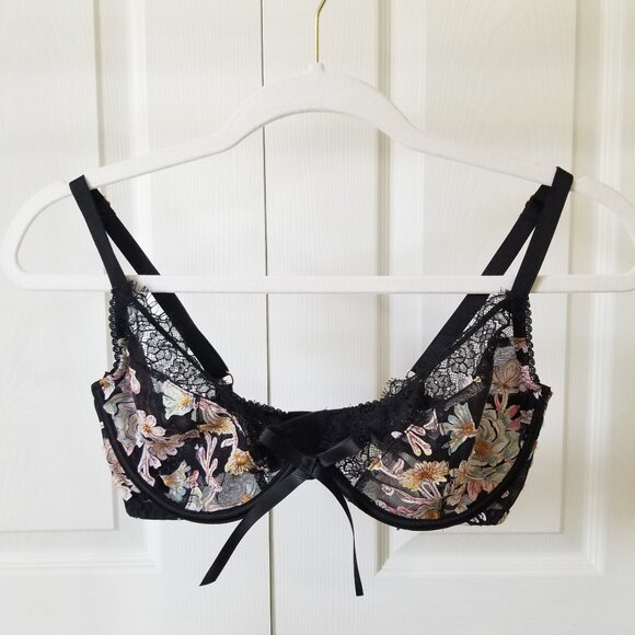 VICTORIA SECRET DREAM ANGELS MESH BRA 32DD - Picture 1 of 6